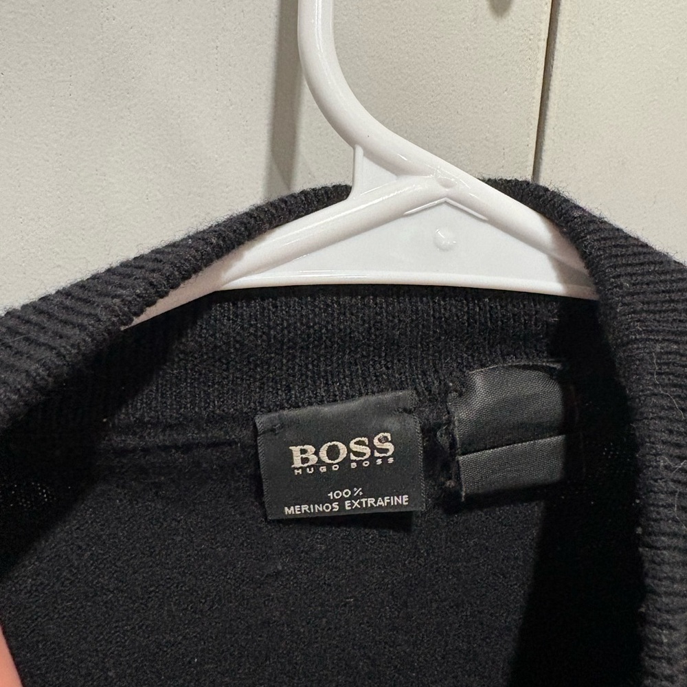 Boss Black Merino Wool Knitwear